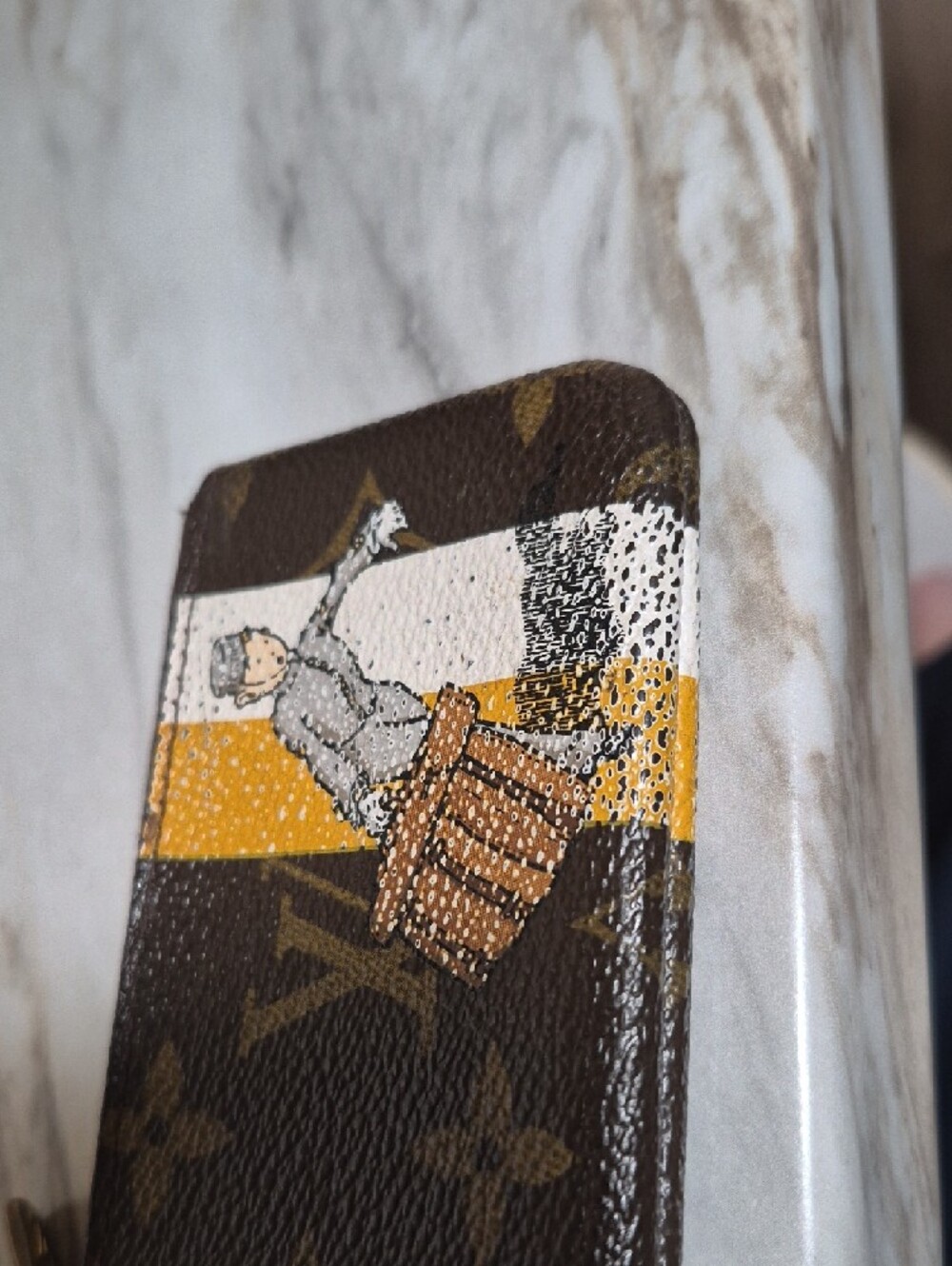 Louis Vuitton Monogram Key Pouch | “Bon Voyage” Custom - Picture 9 of 10